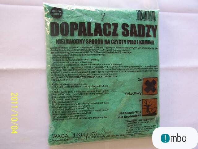 ANTYSADZA,DOPALACZ SADZY, CZYSTY PIEC i KOMIN 1KG - 1